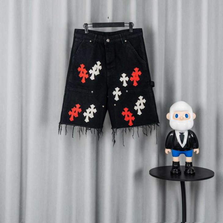 Picture of Chrome Hearts Jeans Short _SKUChromeHeartsS-XLaztx678864